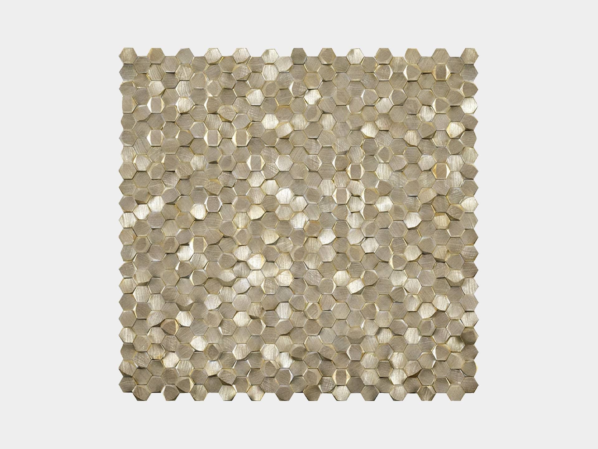 Gravity Gold Hexagon Mosaic (12x12x46059-mm | gloss)