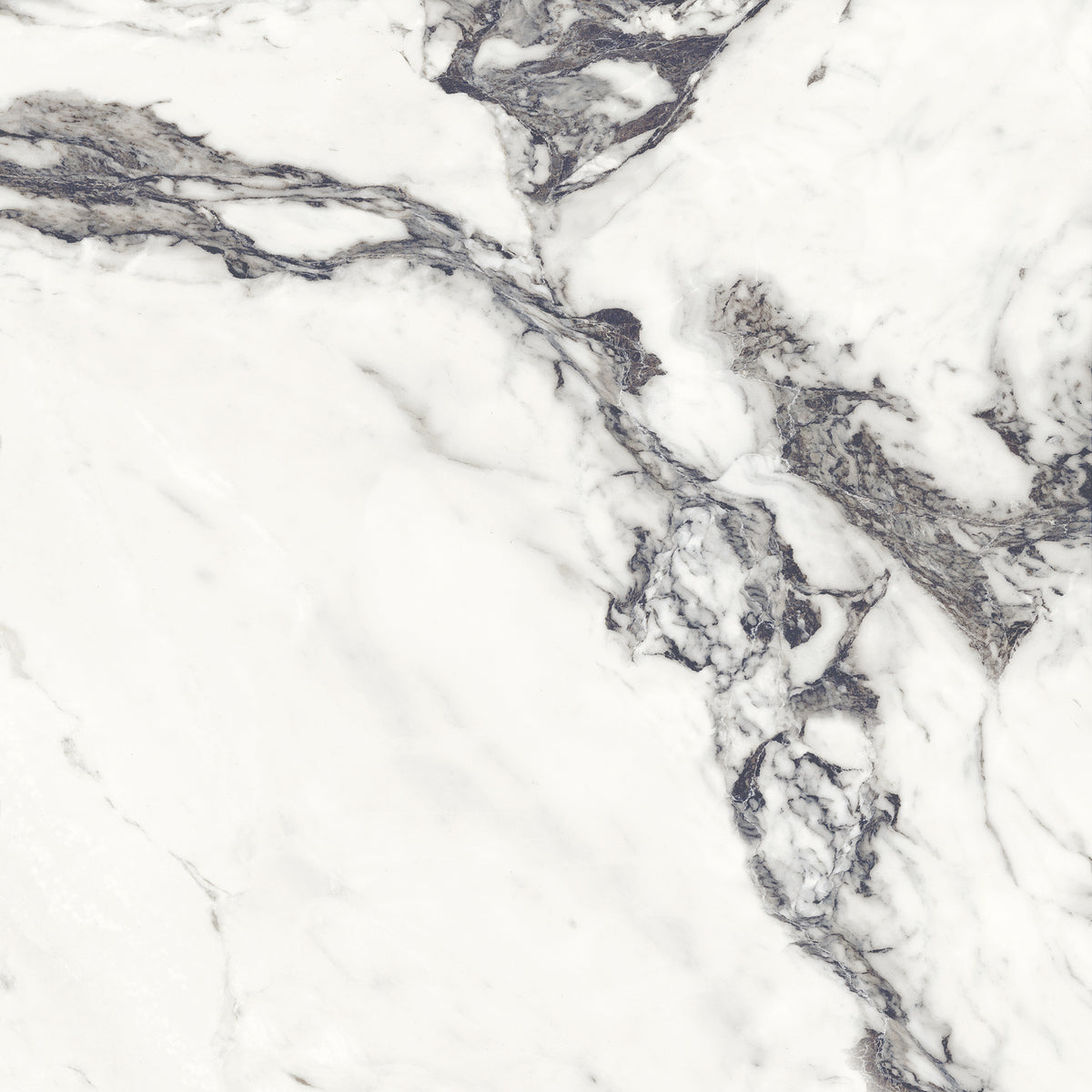 Unique Marble Bianco Siena porcelain field tile by Emil, silktech finish, 23 5/8"x47 1/4"x9.5-mm size. Premium Italian porcelain for floors and walls.