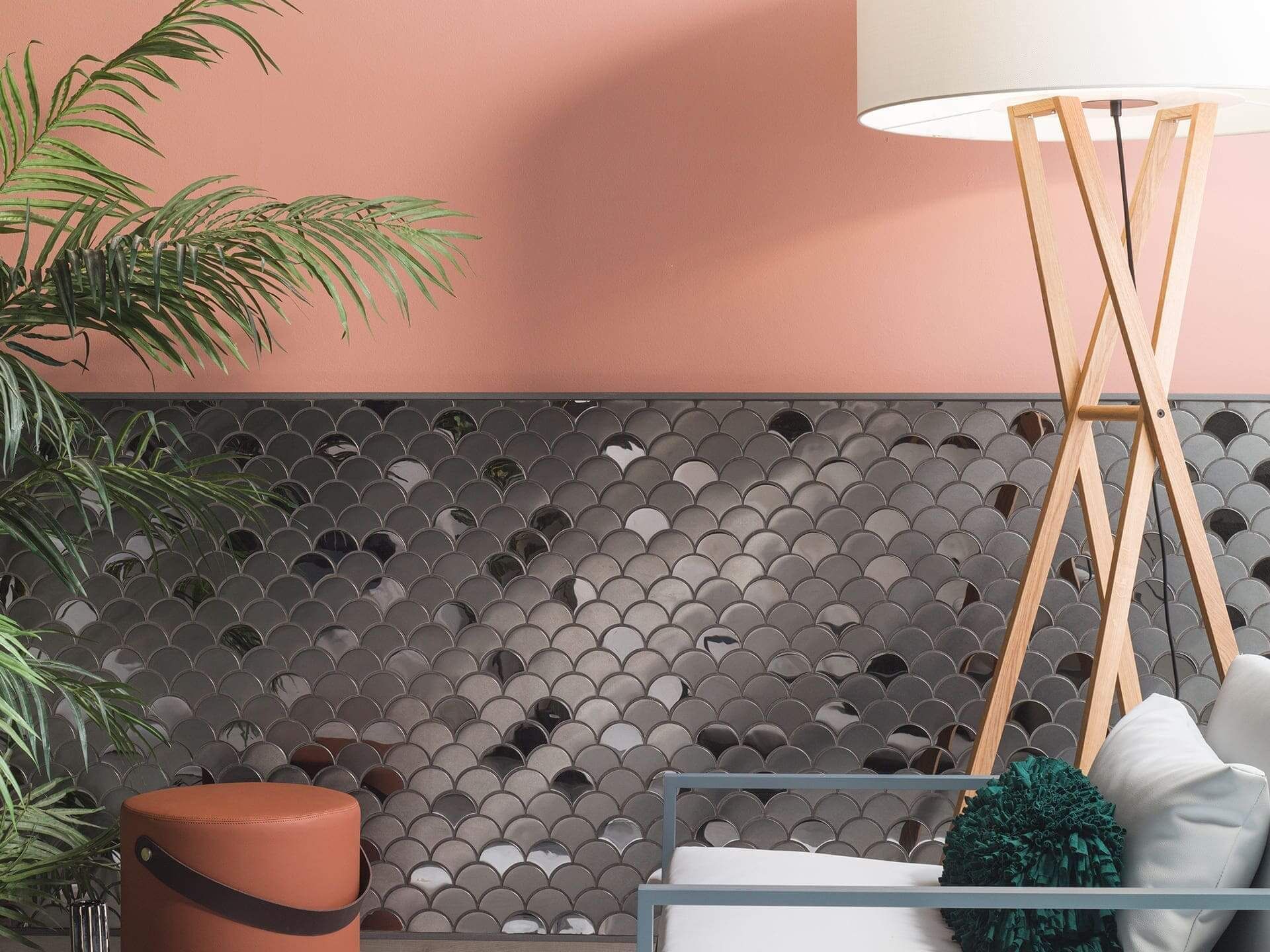 Drop Anthracite Mosaic (12x12x8-mm | matt)