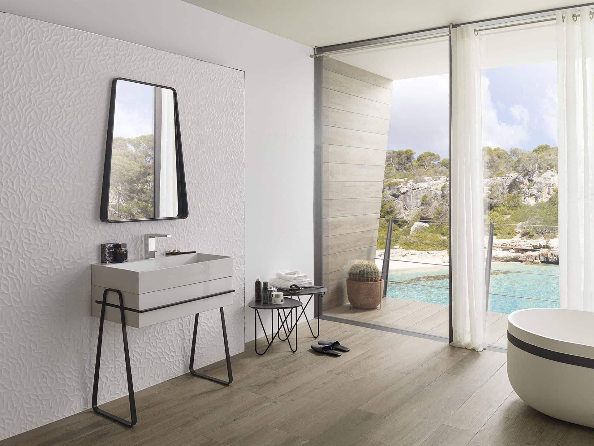Oxo Blanco Deco Wall Tile (13x39x11.5-mm | matt)