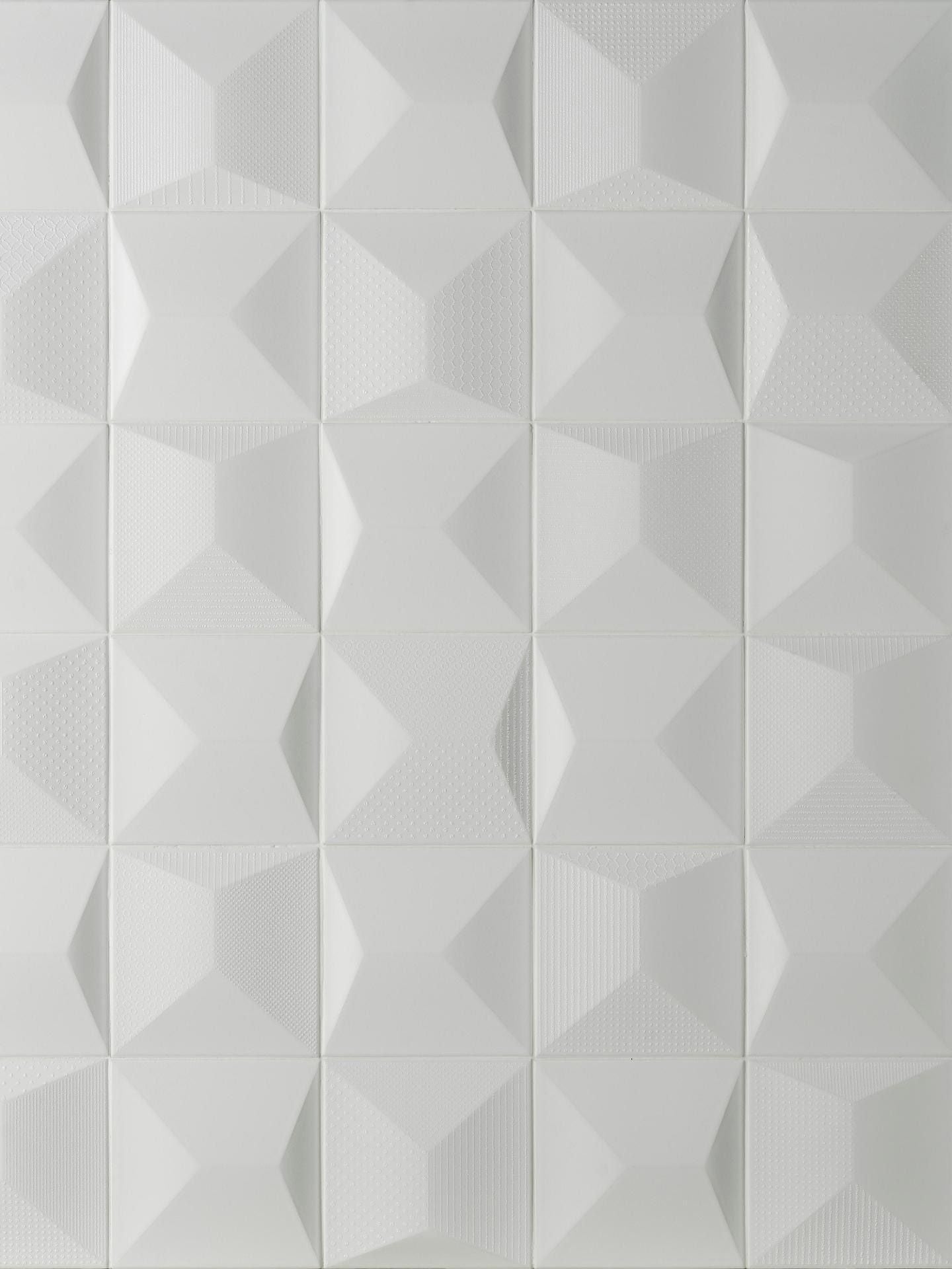 Cosmos White S2 Wall Tile (6x6x18-mm | matt)