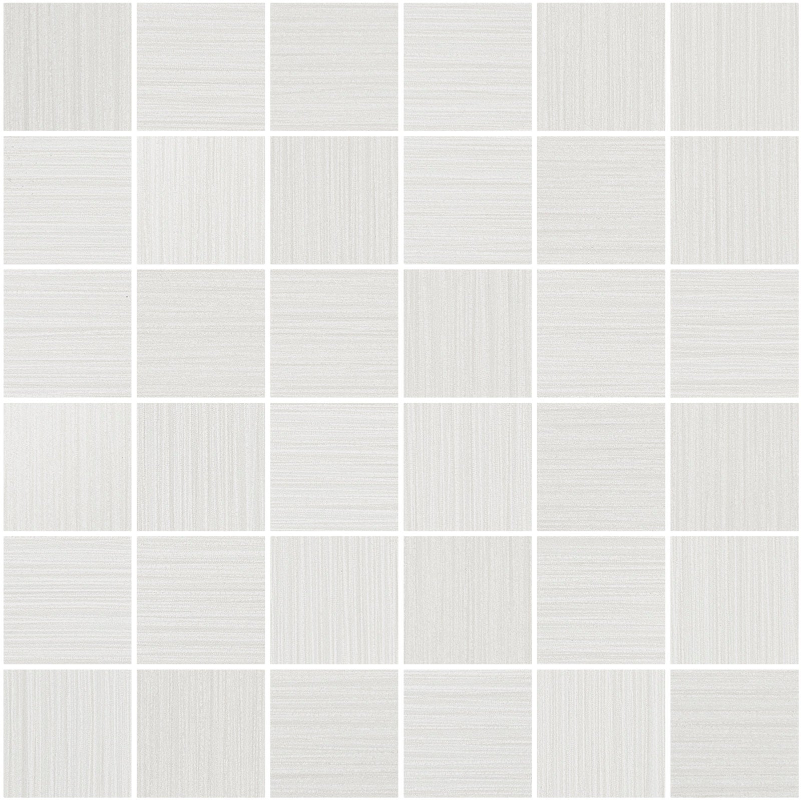 LYRICAL LEGACY: Sonata Snowfall Straight Stack 2X2 Mosaic (12"x12"x8-mm | natural | rectified)