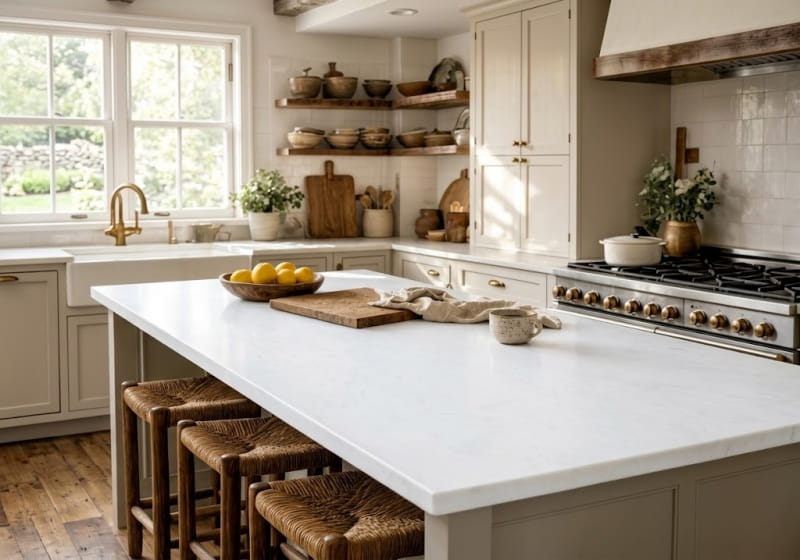 Thassos White Polished Marble Thassos White marble slabs, top-down product view. Premium marble for floors and walls.
