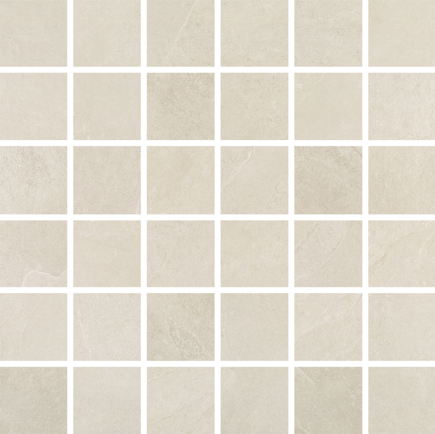 CARIOCA CANVAS: Copper Carnival Straight Stack 2X2 Mosaic (12"x12"x8-mm | natural | rectified)