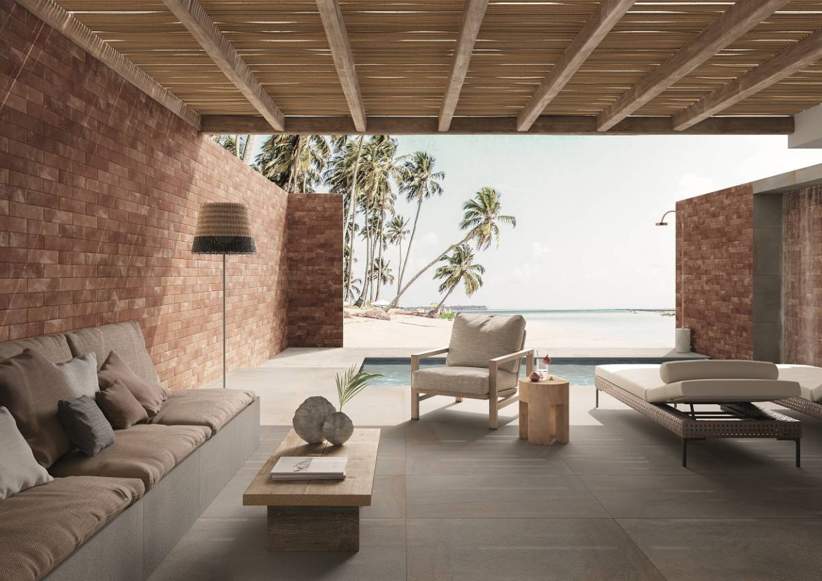 BRICK WORLD LONDON Red porcelain trim, product image 7, 3"×12"×11/32" size. Premium porcelain for floors and walls.