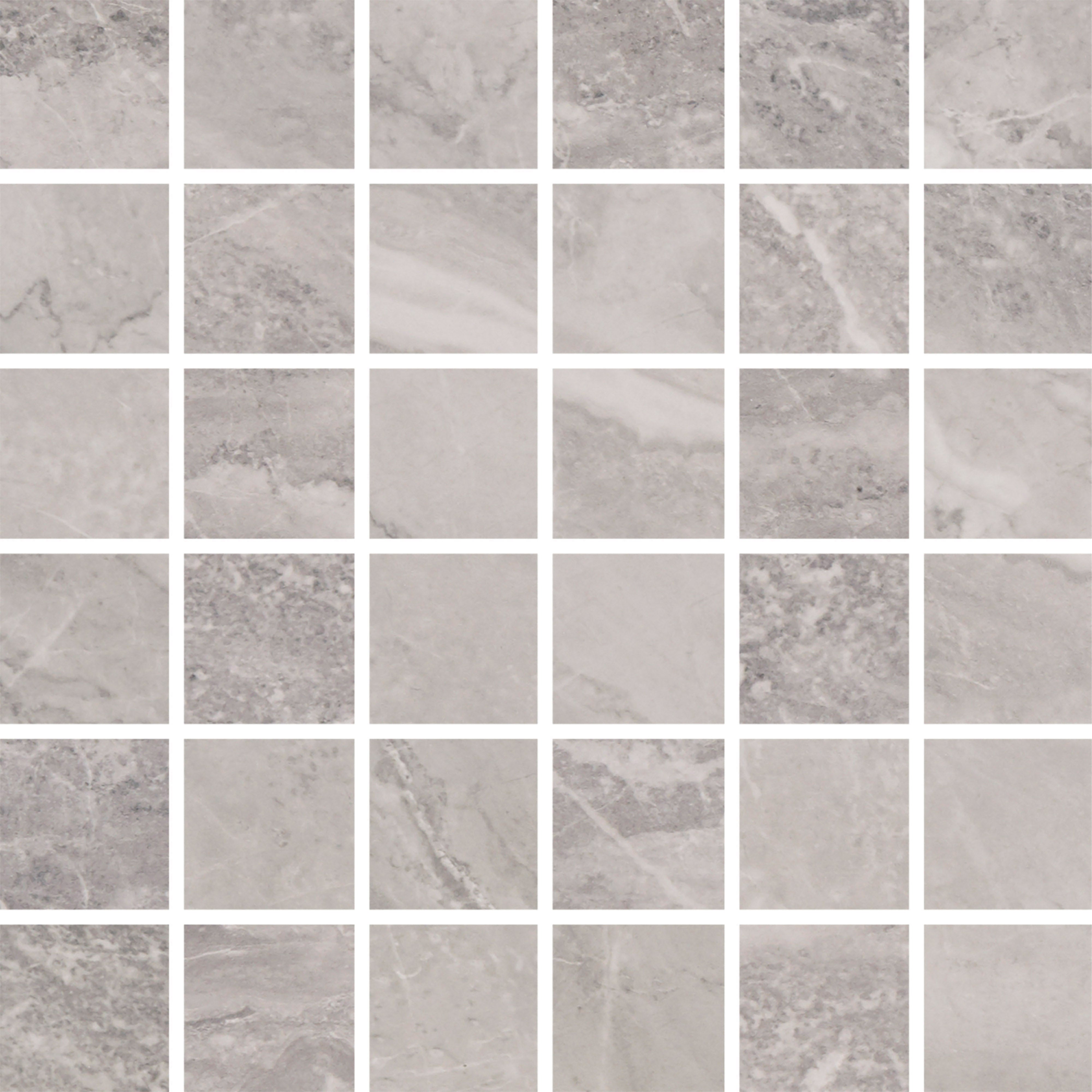 TEMPEST ELEGANCE: Gale Grace Straight Stack 2X2 Mosaic (12"x12"x8-mm | polished | rectified)