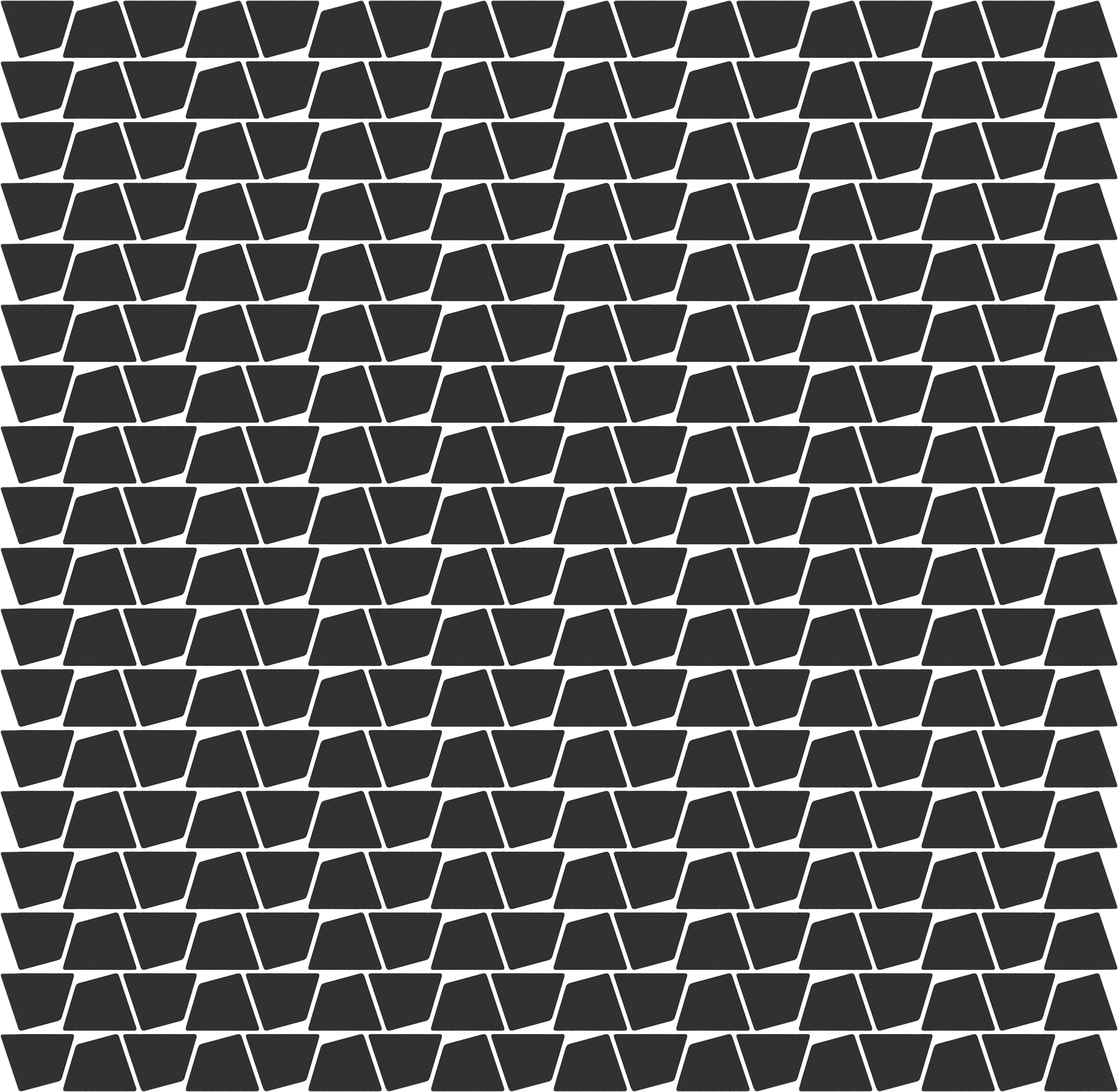 CADENCE GLASS: Midnight Bridge Irregular Stack Mosaic (12"x12"x6-mm | matte | pressed)