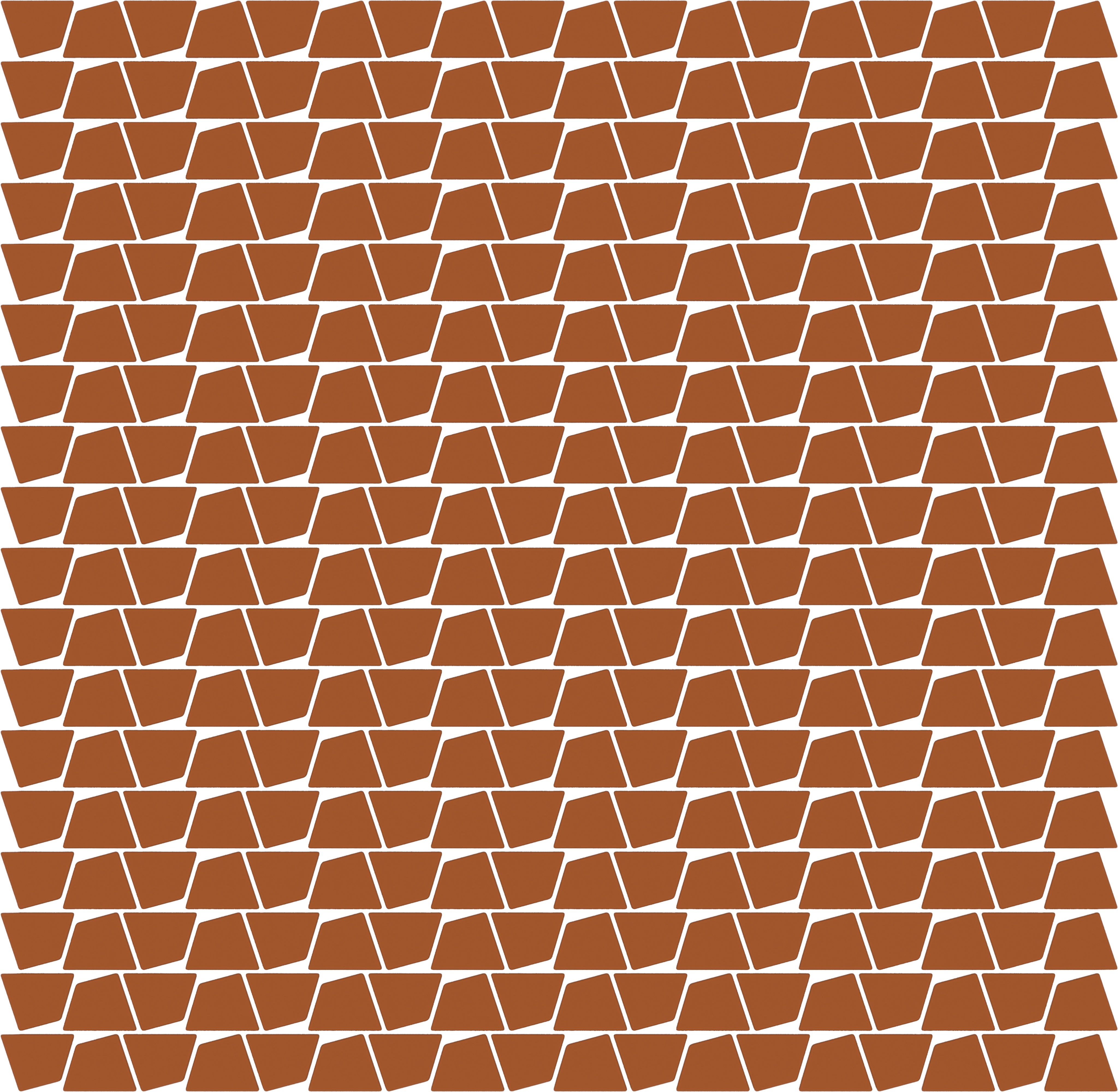 CADENCE GLASS: Sunset Riff Irregular Stack Mosaic (12"x12"x6-mm | matte | pressed)