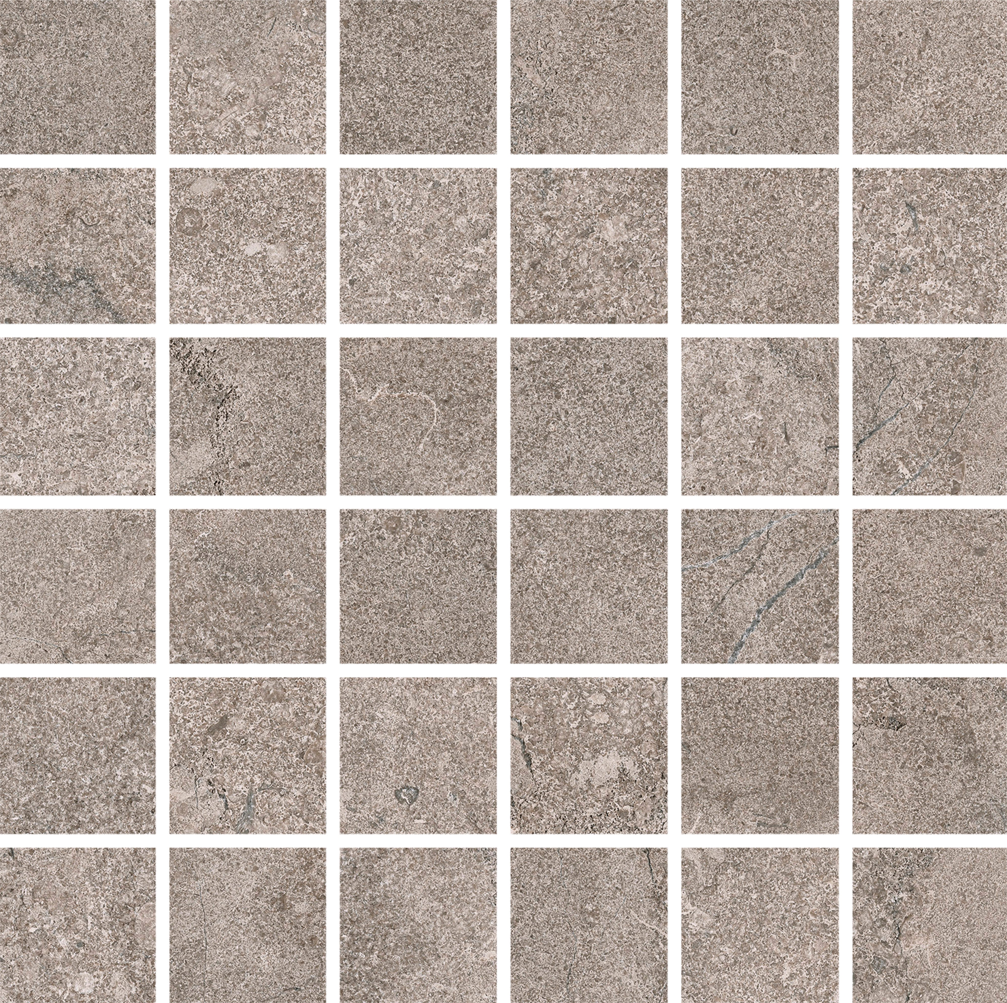 AURORA ELEGANCE: Fendi Frost Straight Stack 2X2 Mosaic (12"x12"x8-mm | polished | rectified)