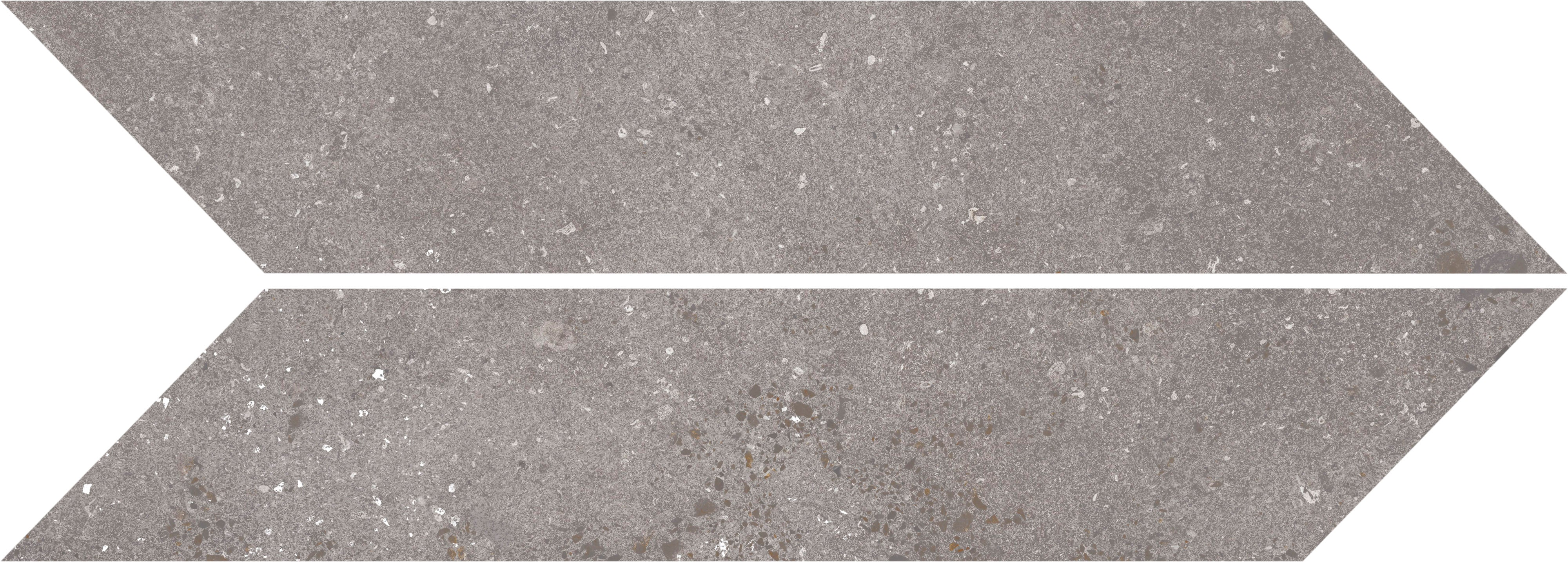 ETHEREAL ELEMENTS: Terra Harmony Chevron Mosaic (2 1/2"x15"x8-mm | natural | rectified)