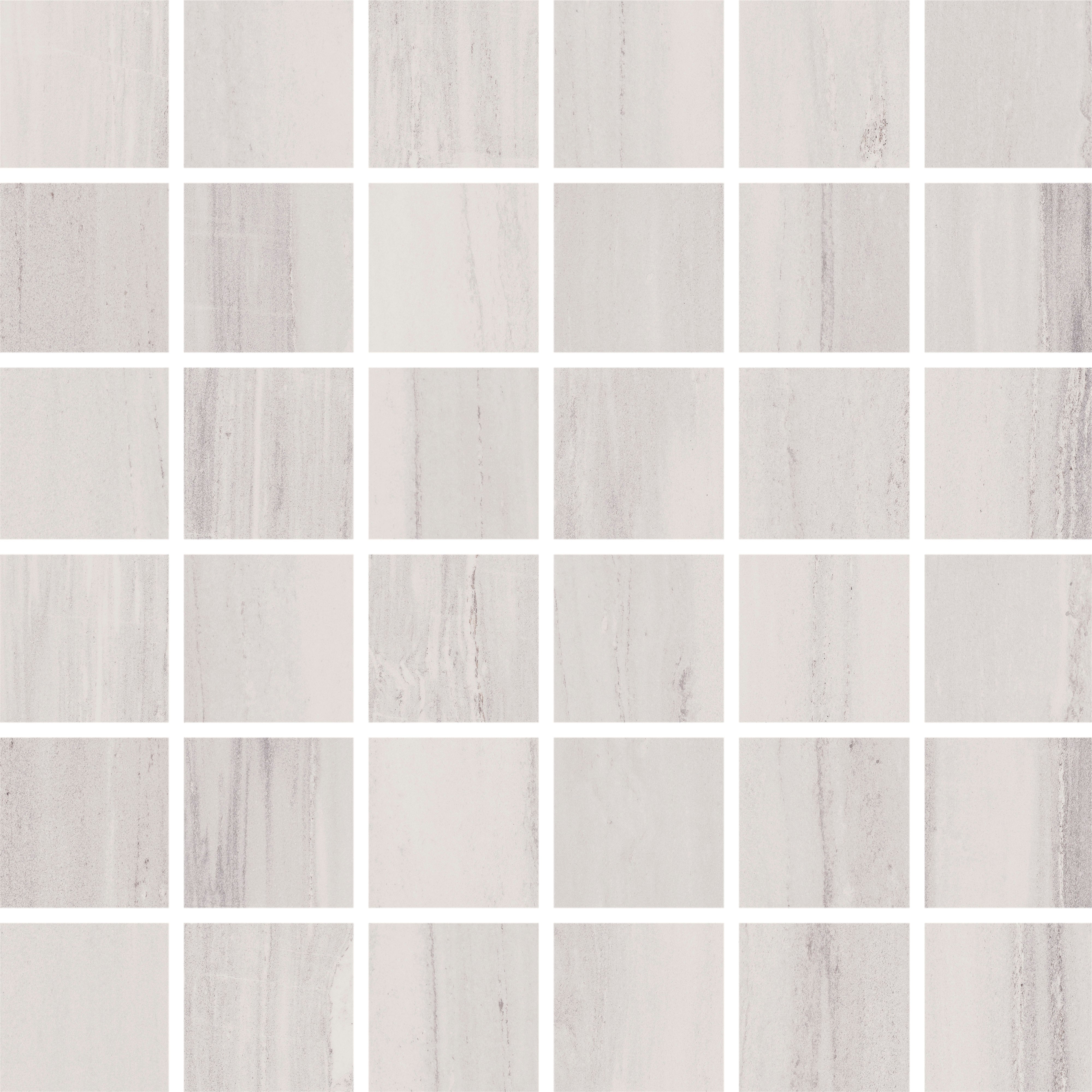 NORDIC REVERIE: Fjord Smoke Straight Stack 2X2 Mosaic (12"x12"x8-mm | polished | rectified)