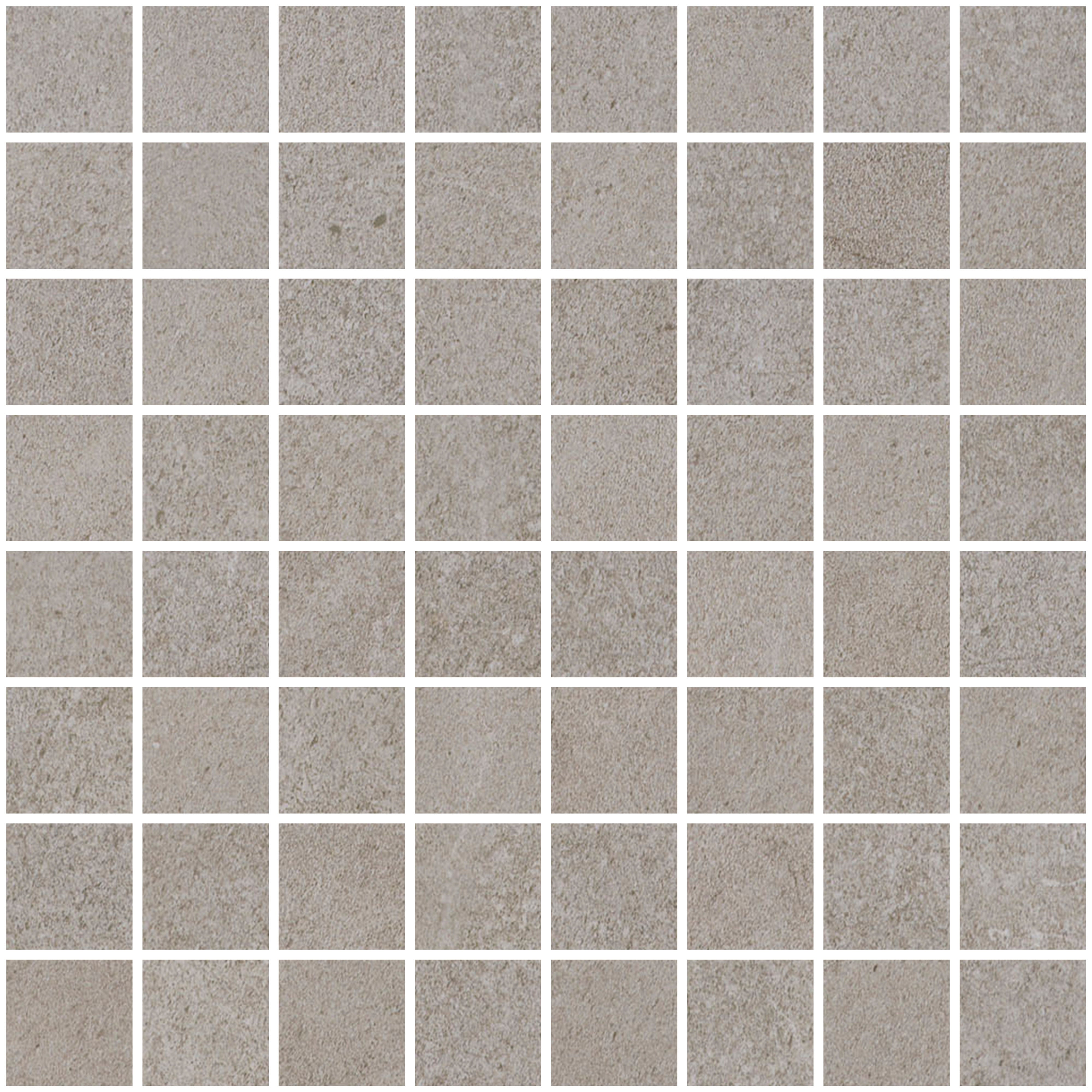 SANTORINI SERENITY: Caldera Canvas Straight Stack 1.5X1.5 Mosaic (12"x12"x8-mm | natural | rectified)