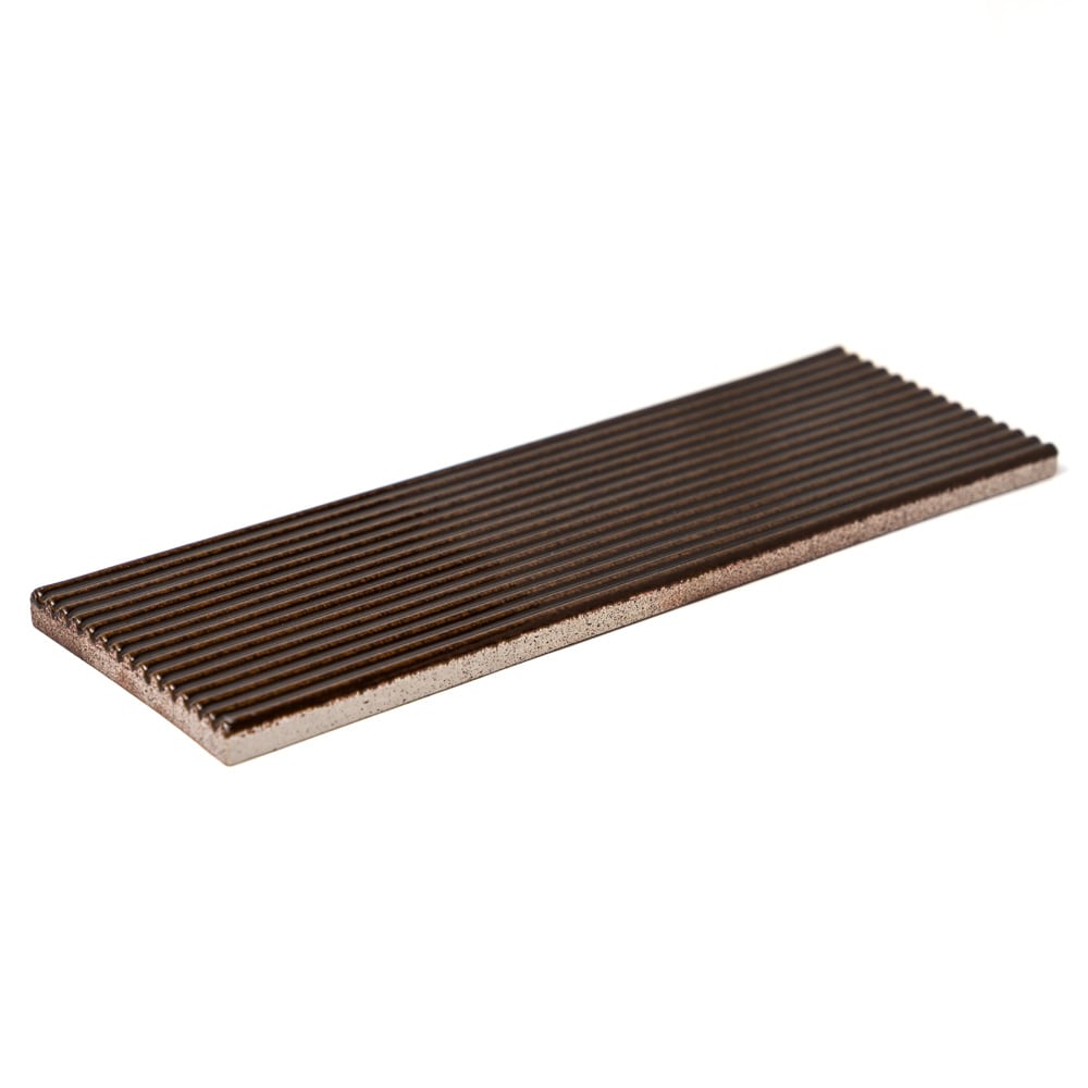 Closeout Sale Hickory ceramic field tile, top-down product view, 4"×12"×1/2" size. Premium ceramic for floors and walls.
