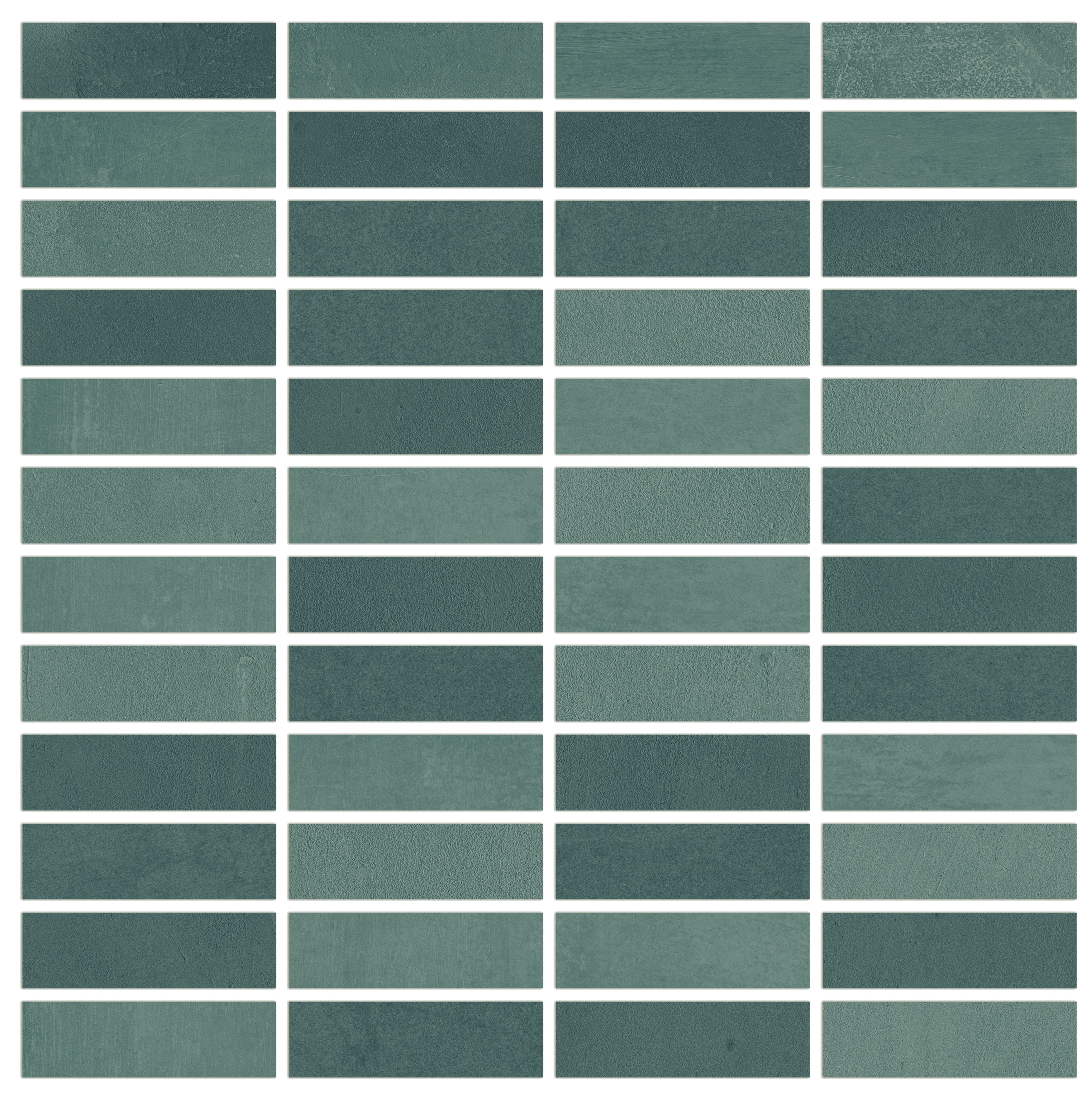 ミネラルなど9点　green様 Vision Color Mix Green Straight Stack Mosaic | 12