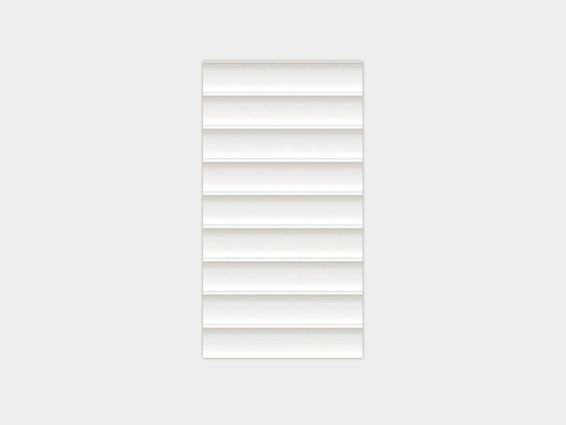 Blinds Snow Wall Tile (6x12x11.5-mm | gloss)