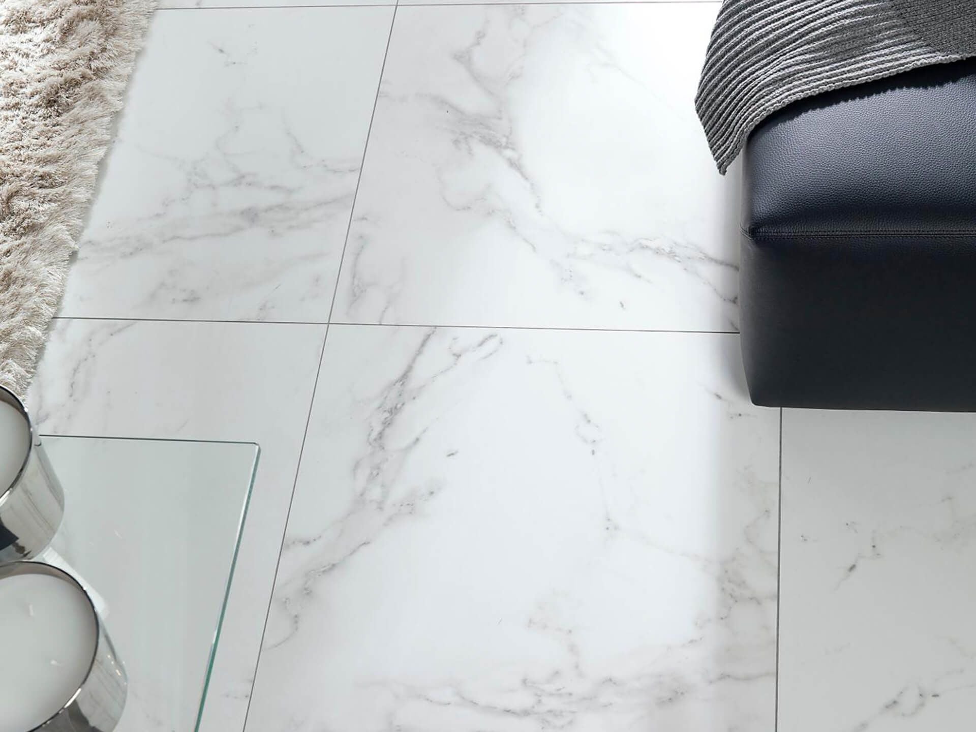 Carrara Blanco Natural Floor Tile (23x23x8.5-mm | matt)