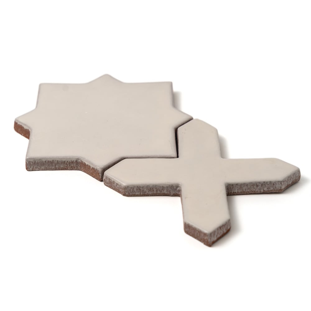 Loft Seine terracotta field tile, top-down product view, 4"×4"×3/8" size. Premium terracotta for floors and walls.
