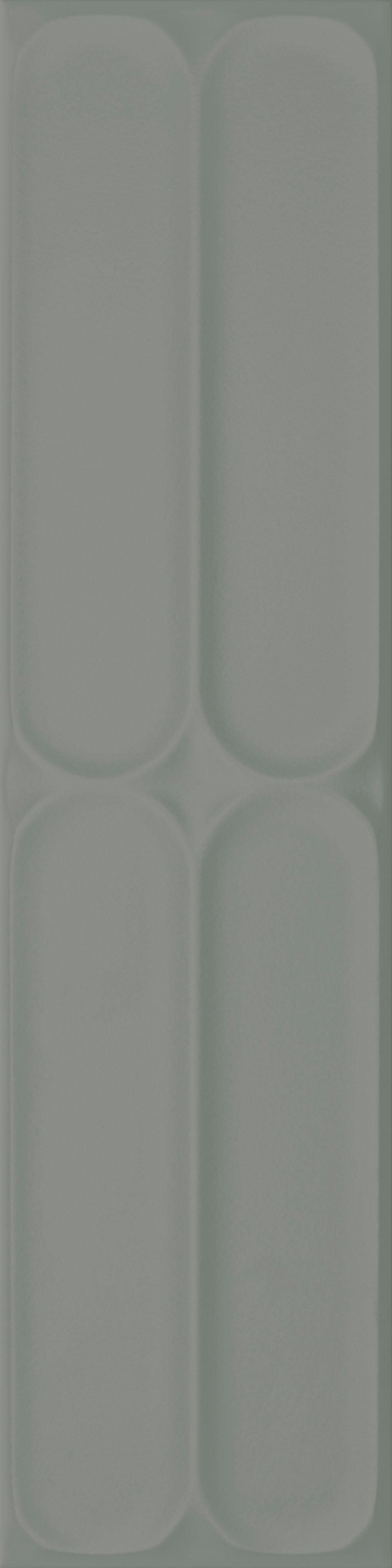 VANGUARD VISTA: Verdant Breeze Terminal Field Tile (4"x16"x7-mm | matte | pressed)