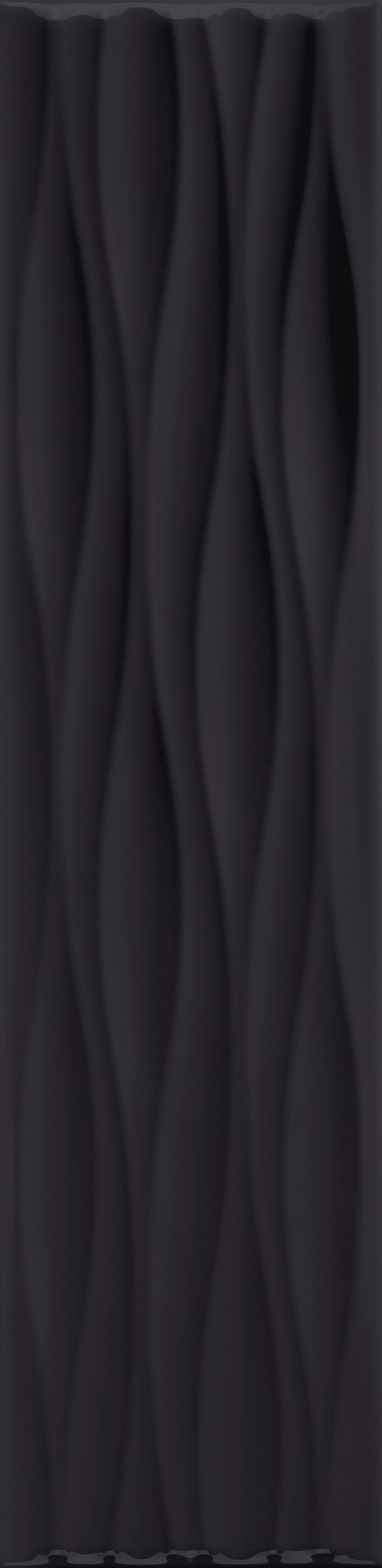 VANGUARD VISTA: Obsidian Horizon Flow Field Tile (4"x16"x7-mm | matte | pressed)