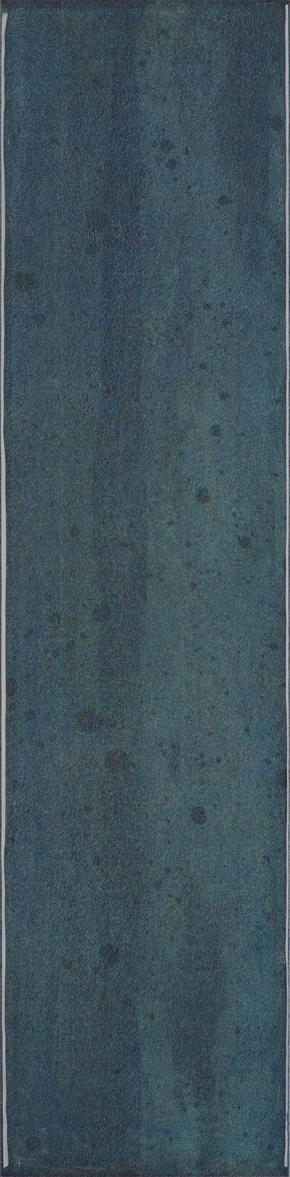 ARTISTIC AQUEOUS: Ultramarine Undertow Field Tile (4"x16"x7-mm | glossy | pressed)