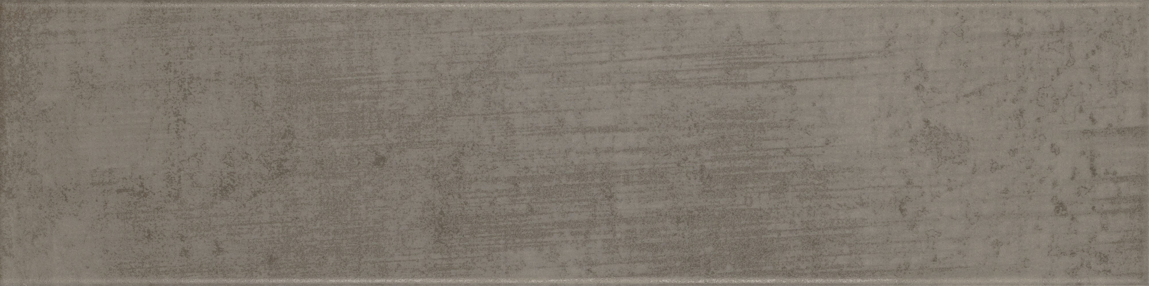 METALLIC REVERIE: Pewter Ponder Field Tile (4"x16"x7-mm | matte | pressed)