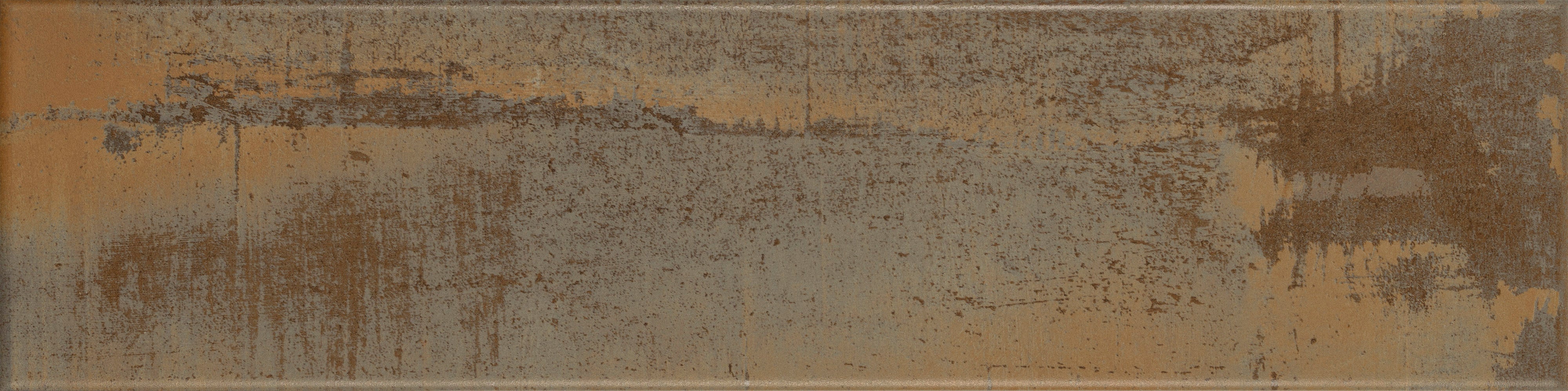 METALLIC REVERIE: Copper Fantasia Field Tile (4"x16"x7-mm | matte | pressed)