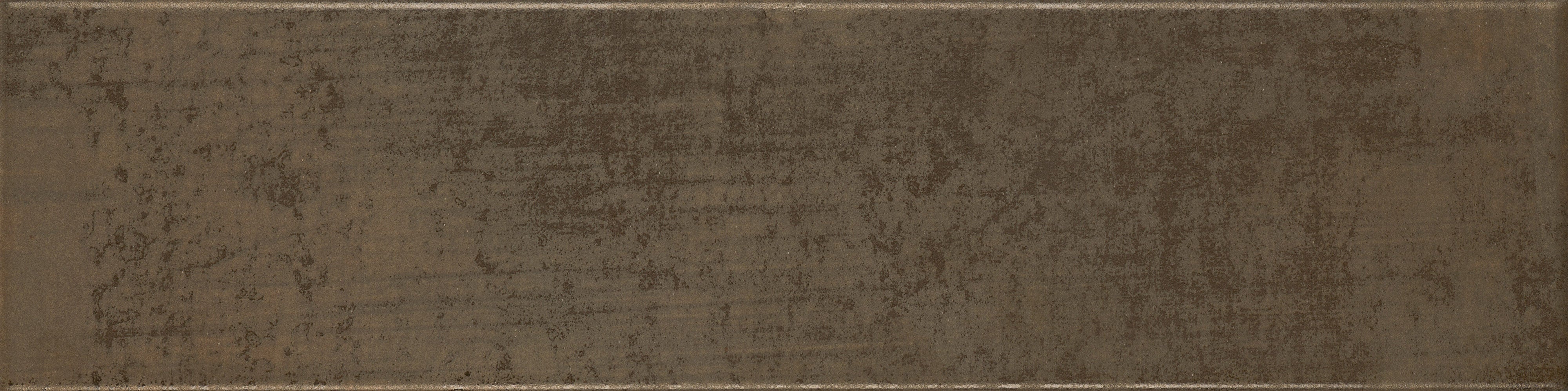METALLIC REVERIE: Iron Illusion Field Tile (4"x16"x7-mm | matte | pressed)