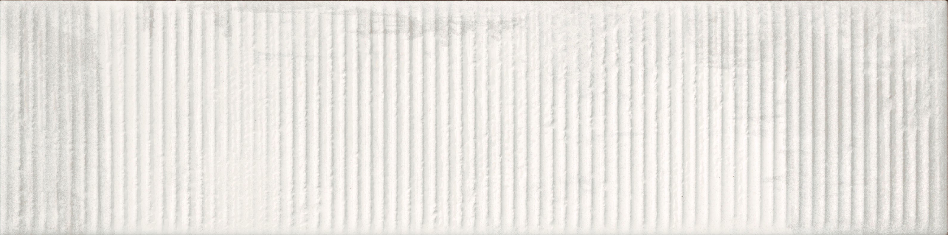 METALLIC REVERIE: Lunar Luminescence Groved Field Tile (4"x16"x8-mm | matte | pressed)