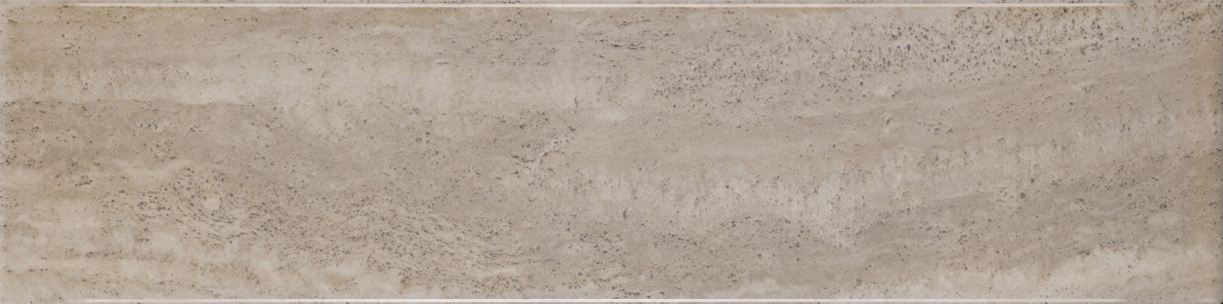 ETERNAL RADIANCE: Enduring Taupe Field Tile (4"x16"x7-mm | glossy | pressed)