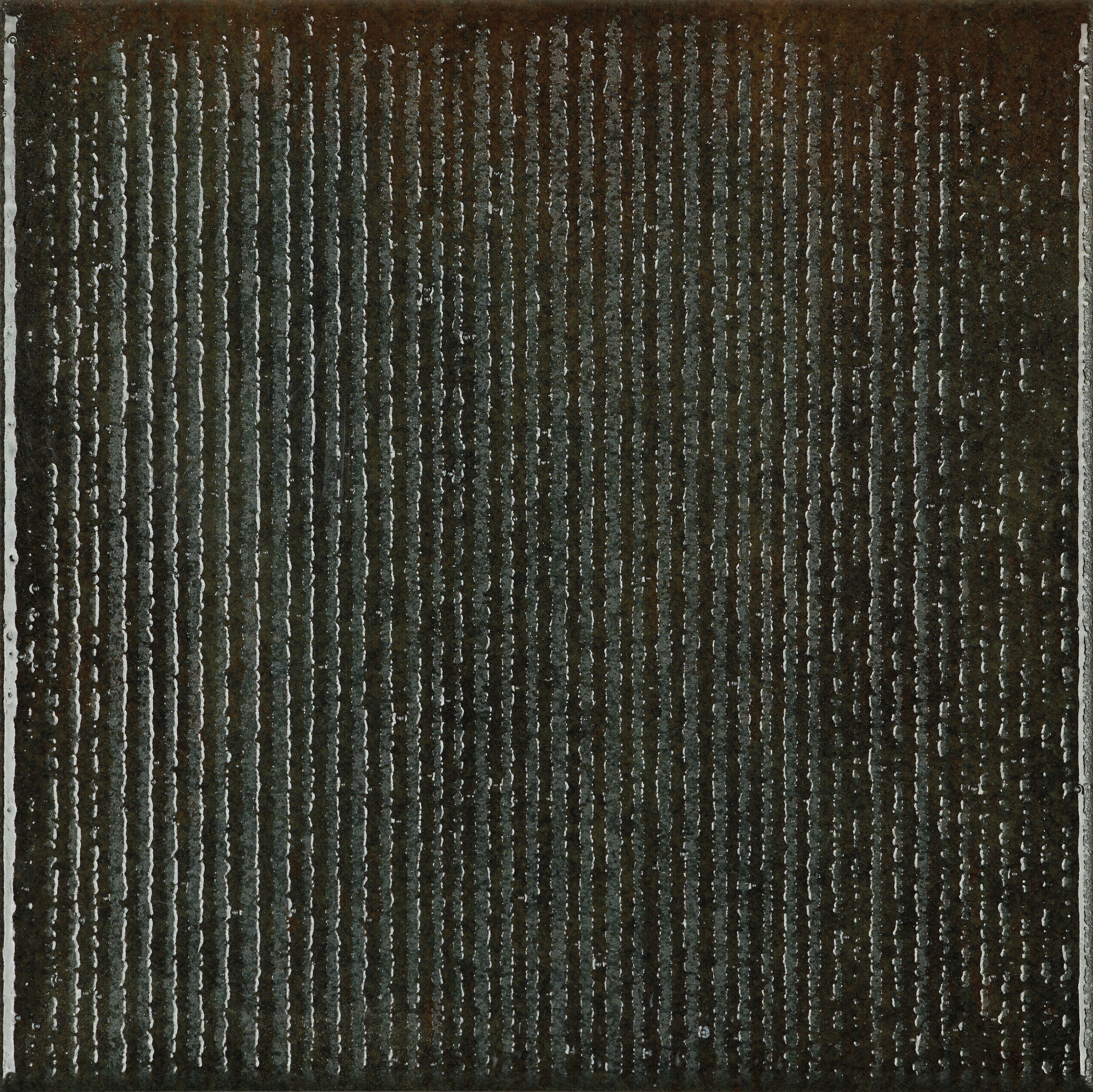 SCULPTED HARMONY: Olive Harmony Textured Field Tile (6"x6"x8.6-mm | glossy | pressed)