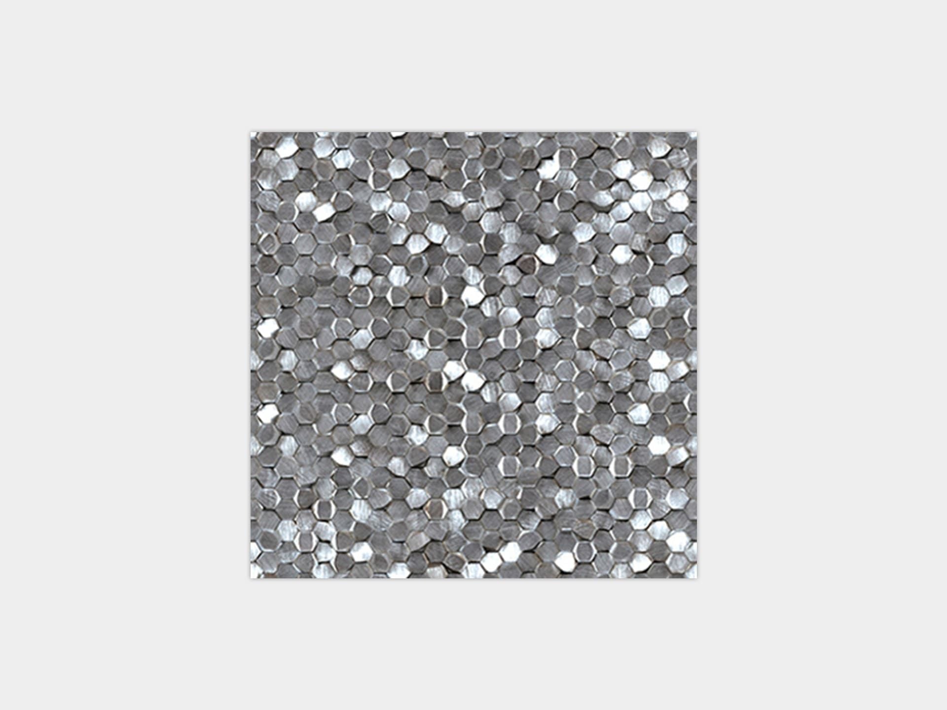 Gravity Metal Hexagon Mosaic (12x12x46059-mm | gloss)