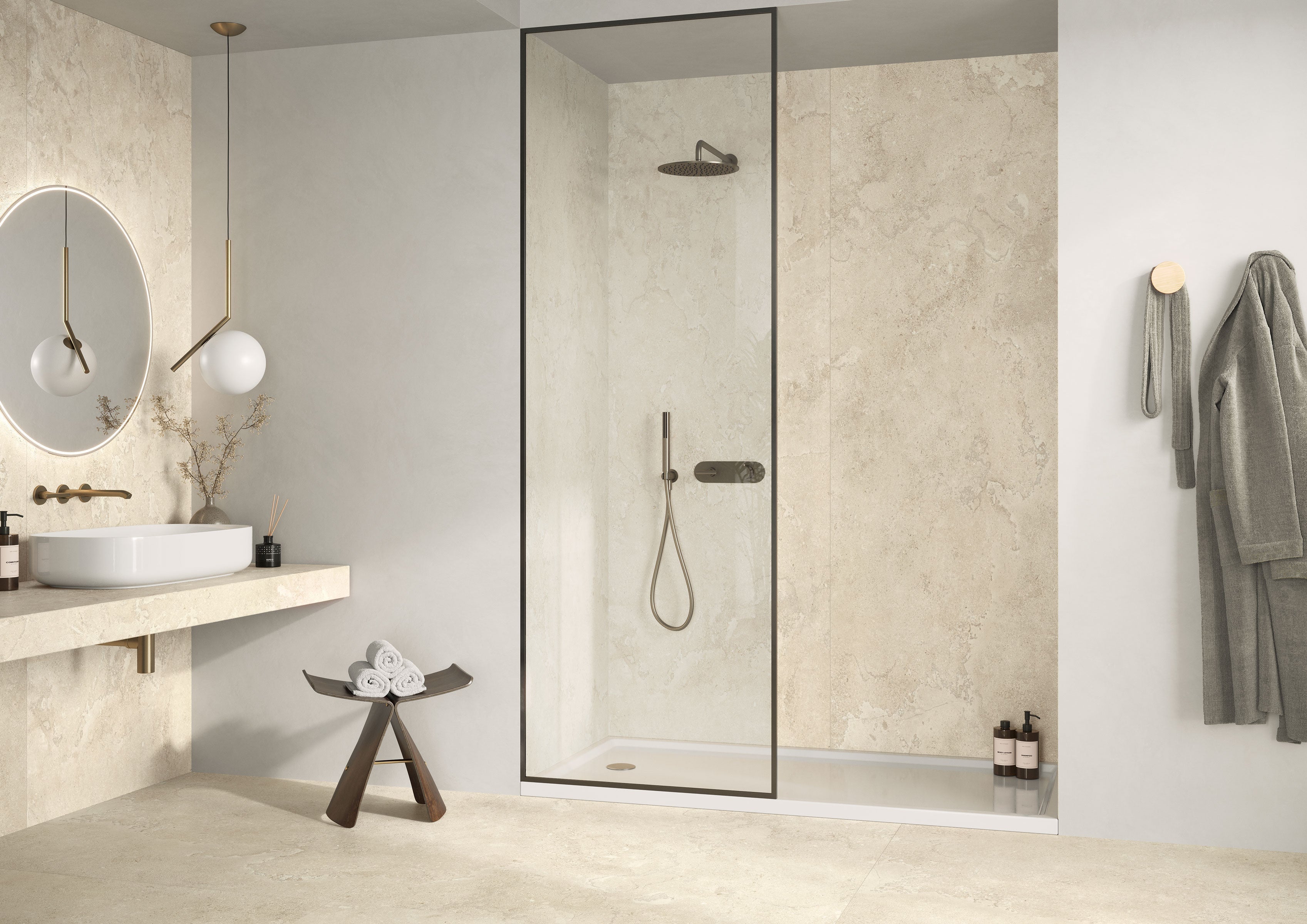 ECOSTONE: Jute Cross Cut Prefab Slab (32"x96"x12-mm | matte)