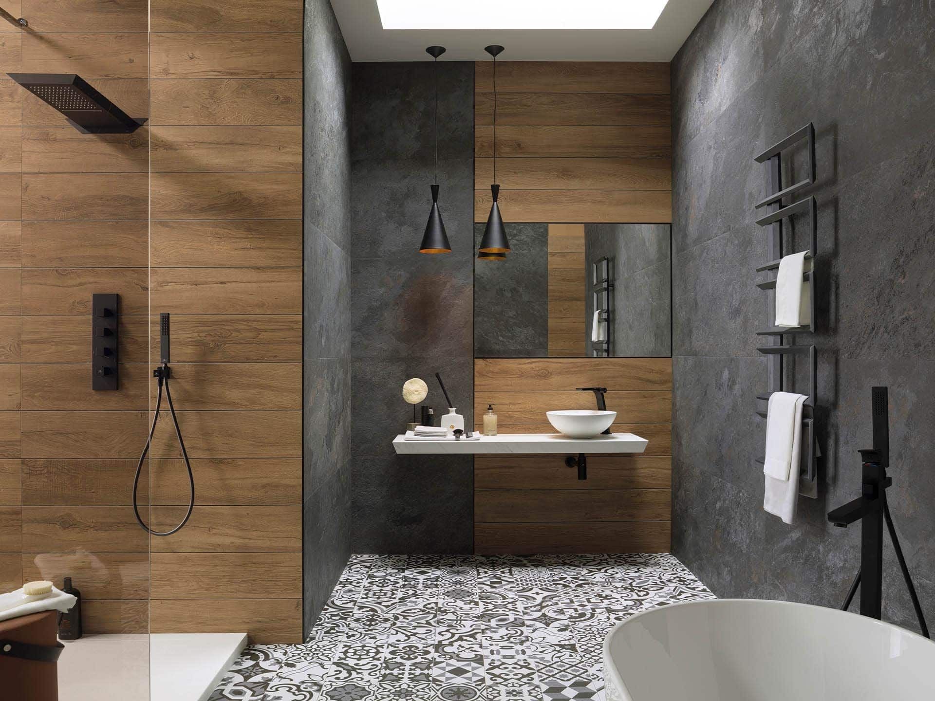 Image Dark Wall Tile (23x47x11.5-mm | matt-gloss)