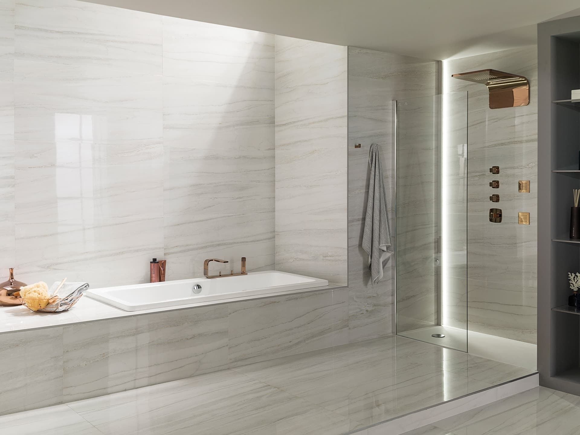 Portofino White Pulido Floor Tile (23x47x11.5-mm | polished)