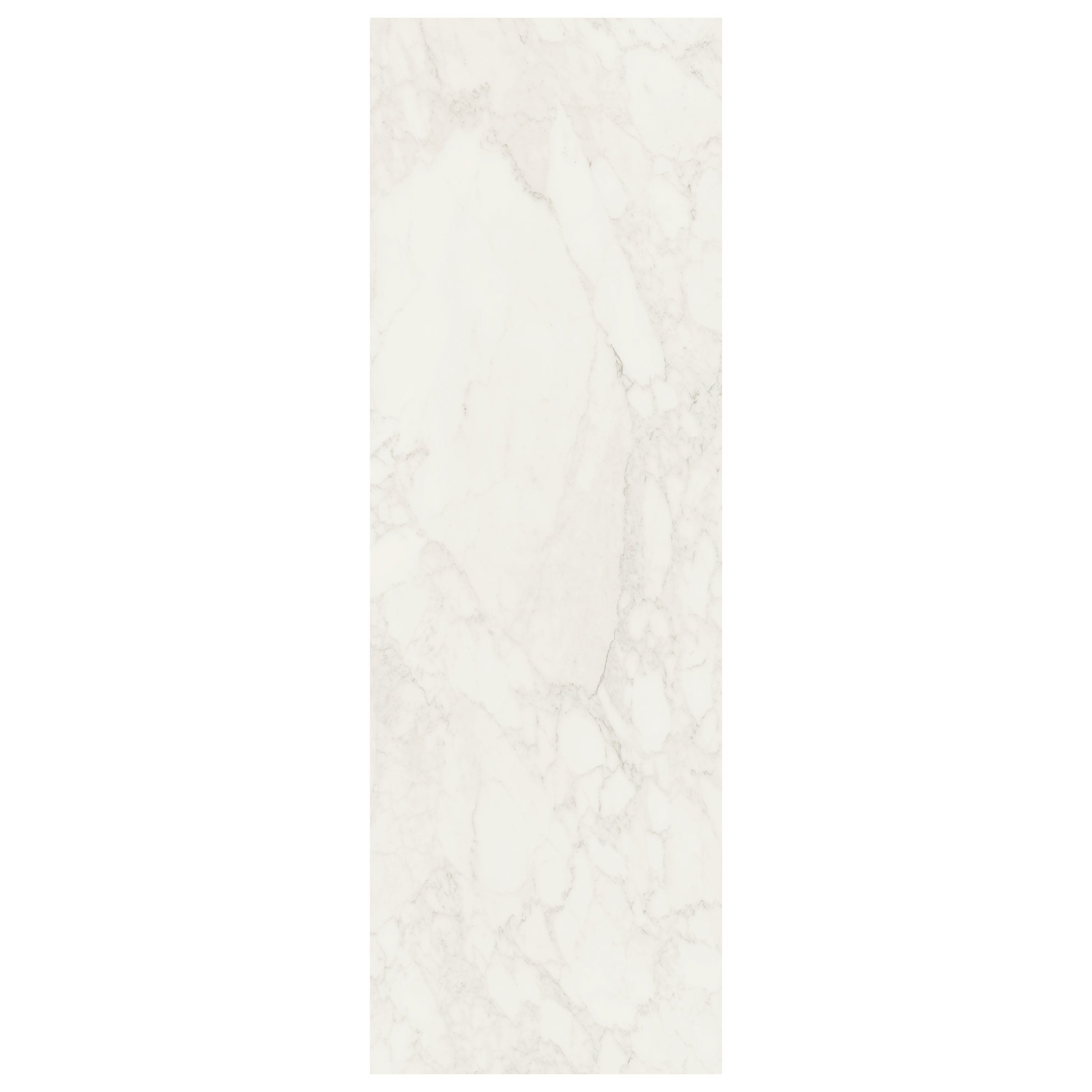 JEM: Adagio White L-Shaped Top Prefab Slab (5"x96"x12mm | matte)