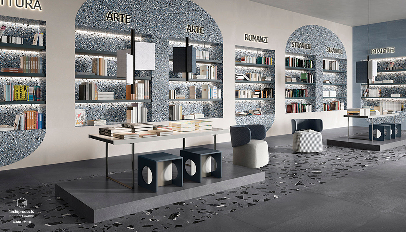 Medley Dark Grey porcelain field tile by Emil, naturale finish, 23 5/8"x23 5/8"x9.5-mm size. Premium Italian porcelain for floors and walls.