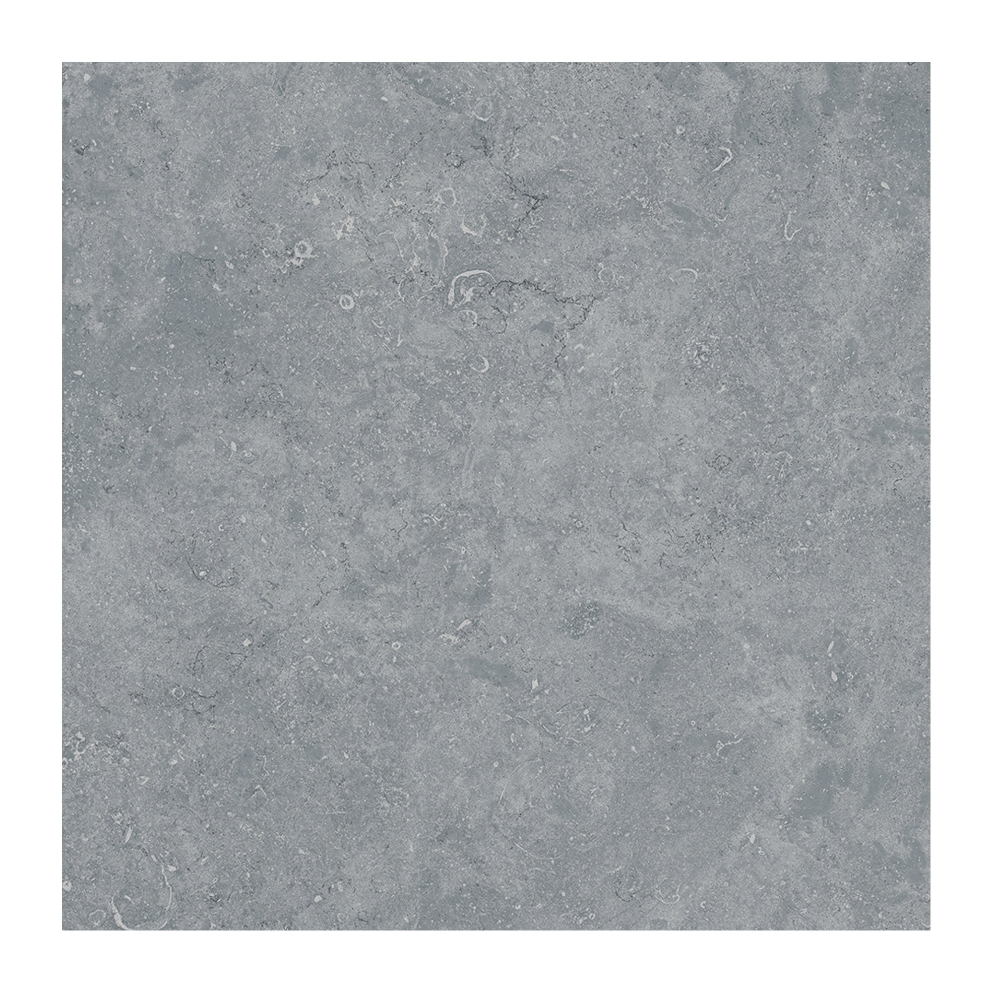 Elegant matte gray porcelain paving tile with natural limestone texture, slip-resistant surface, and refined square silhouette.