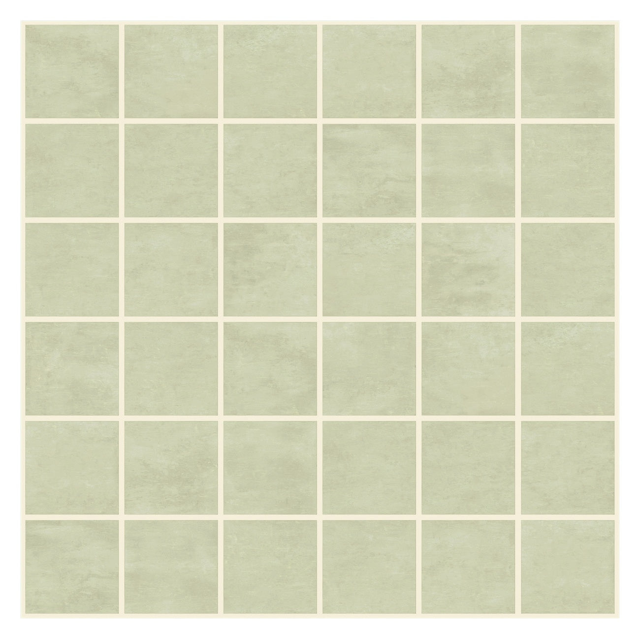 Handcrafted ivory mosaic tiles with delicate reliefs and a soft matte finish, evoking urban serenity in minimalist luxury.