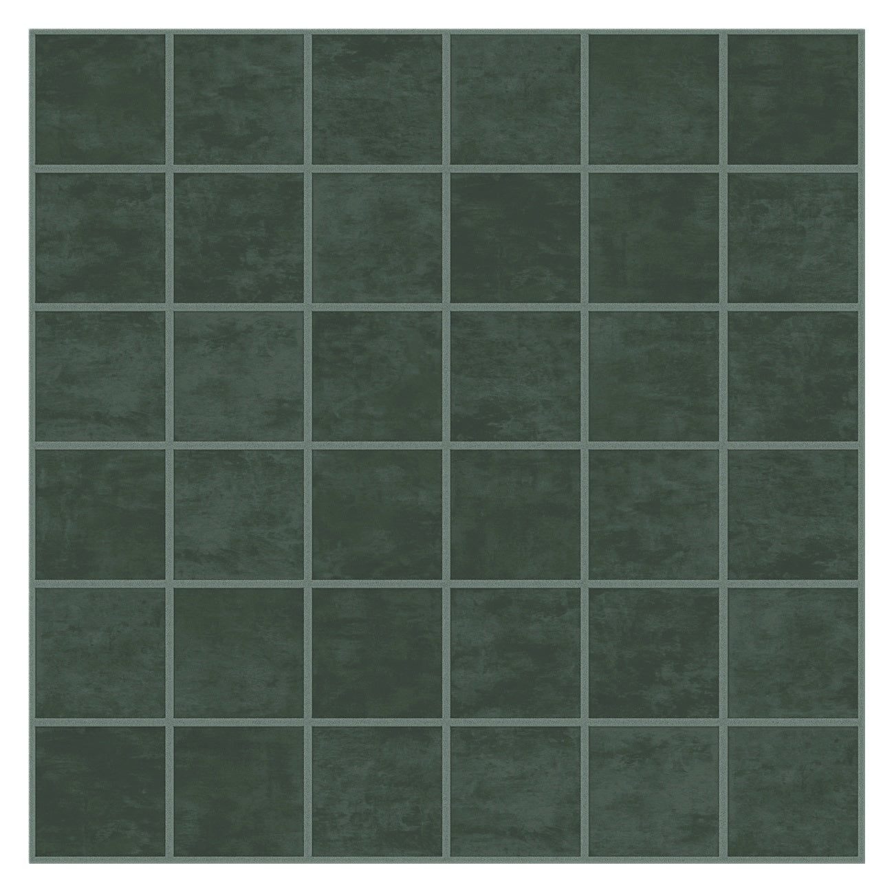 Handcrafted concrete-look mosaic tiles in soft matte gray with delicate reliefs and urban sophistication for refined interiors.