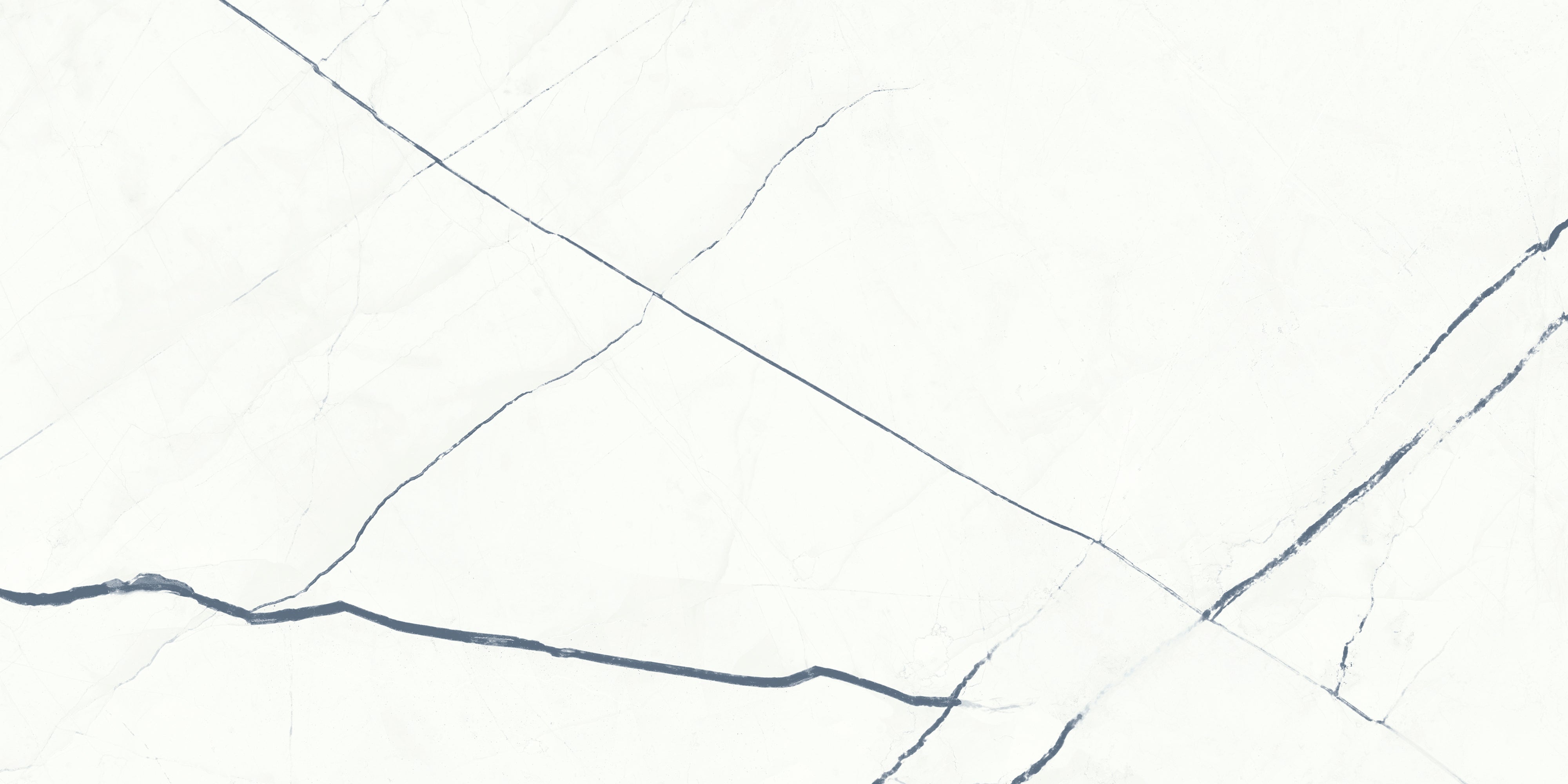 Luxurious matte porcelain tile with soft Calacatta marble veining in ocean white, evoking serene elegance for refined modern interiors.