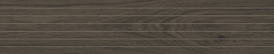 Smooth matte porcelain plank with warm oak veins and subtle knots, evoking serene spa-like elegance.