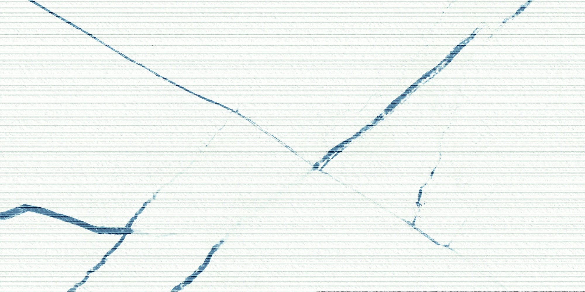 Luxurious matte porcelain tile with soft Calacatta marble veining and subtle 3D texture in serene Ocean White.
