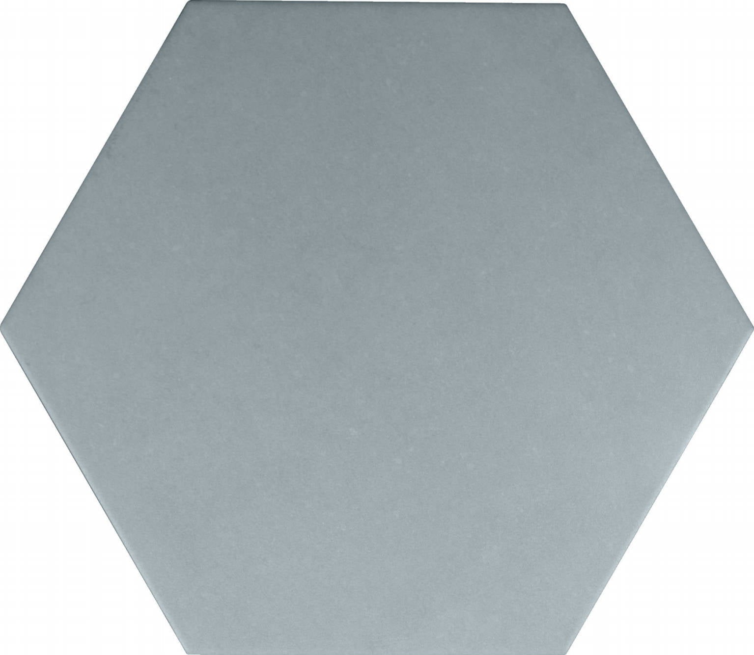 FLOOR: Azure Hexagon Porcelain Field Tile (8"x9" | semi-matte)