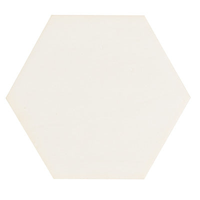 FLOOR: Aire Hexagon Porcelain Field Tile (5.5"x6.3" | semi-matte)