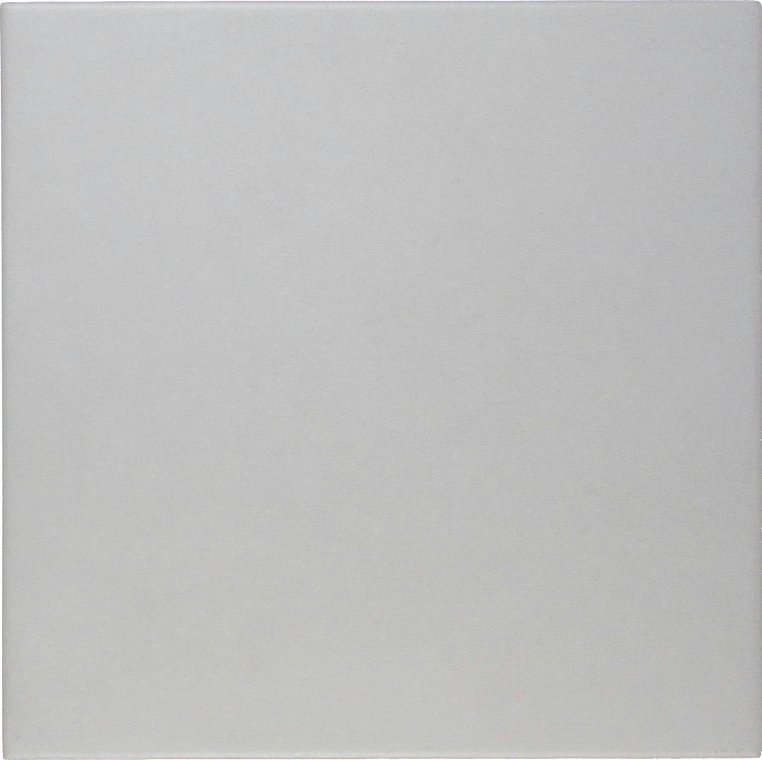 FLOOR: Light Gray Square Porcelain Field Tile (7.4"x7.4" | semi-matte)