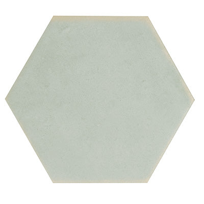 FLOOR: Leaf Hexagon Porcelain Field Tile (5.5"x6.3" | semi-matte)