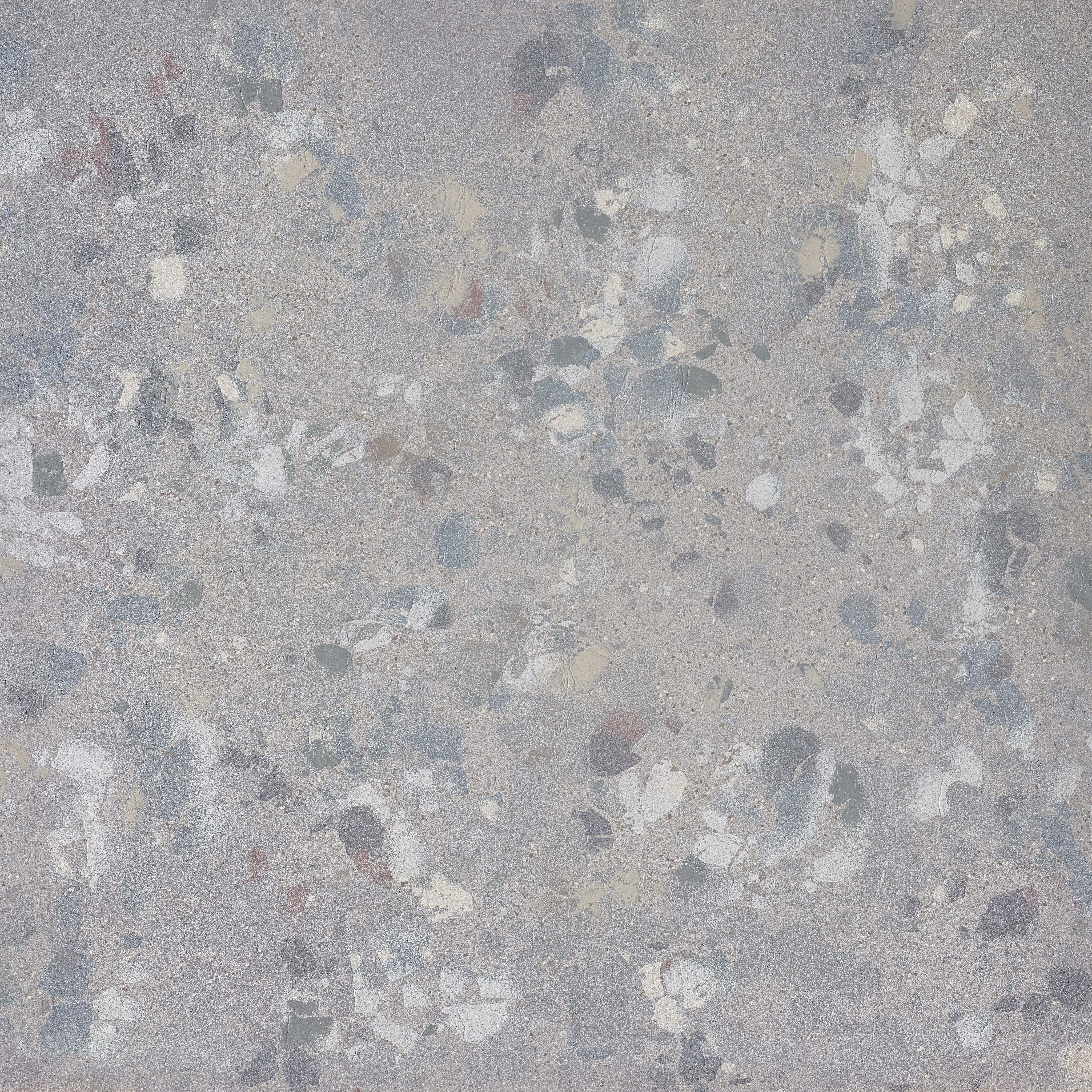 ATTITUDE: Grey Terrazzo Rectangle Textured Porcelain Field Tile (23 5/8"x47 1/4"x10.5mm | semi matte)