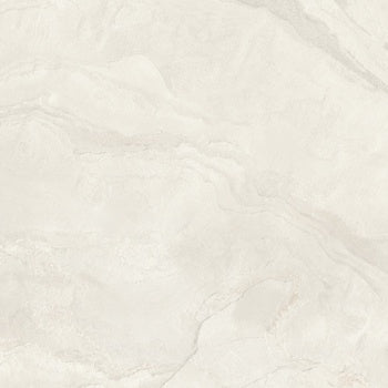 Matte white porcelain tile with subtle limestone texture, offering a sleek, modern elegance and slip-resistant surface for refined interiors.