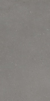 Matte grey porcelain tile with a textured concrete effect, evoking industrial elegance and earthy stability in a sleek, minimalist design.