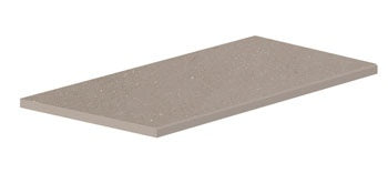 Contemporary matte beige porcelain paving tile with a sleek, earthy texture, evoking strength and urban sophistication.
